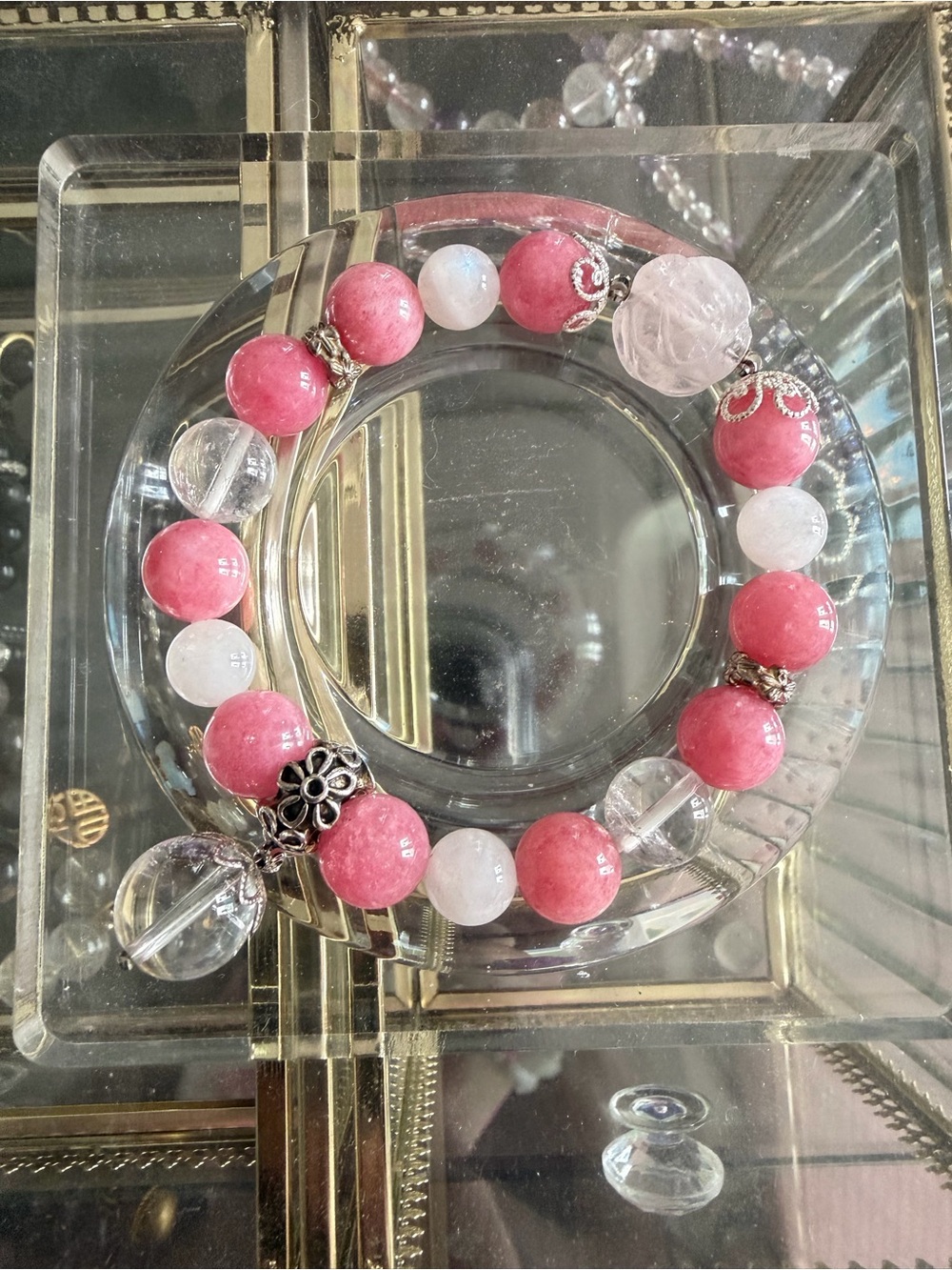 💖 100% Natural Crystal Bracelet - Handmade Design 💖